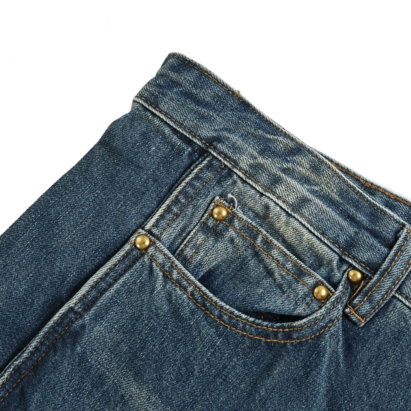 Louis Vuitton/Louis Vuitton 25Fw wavy line washed jeans